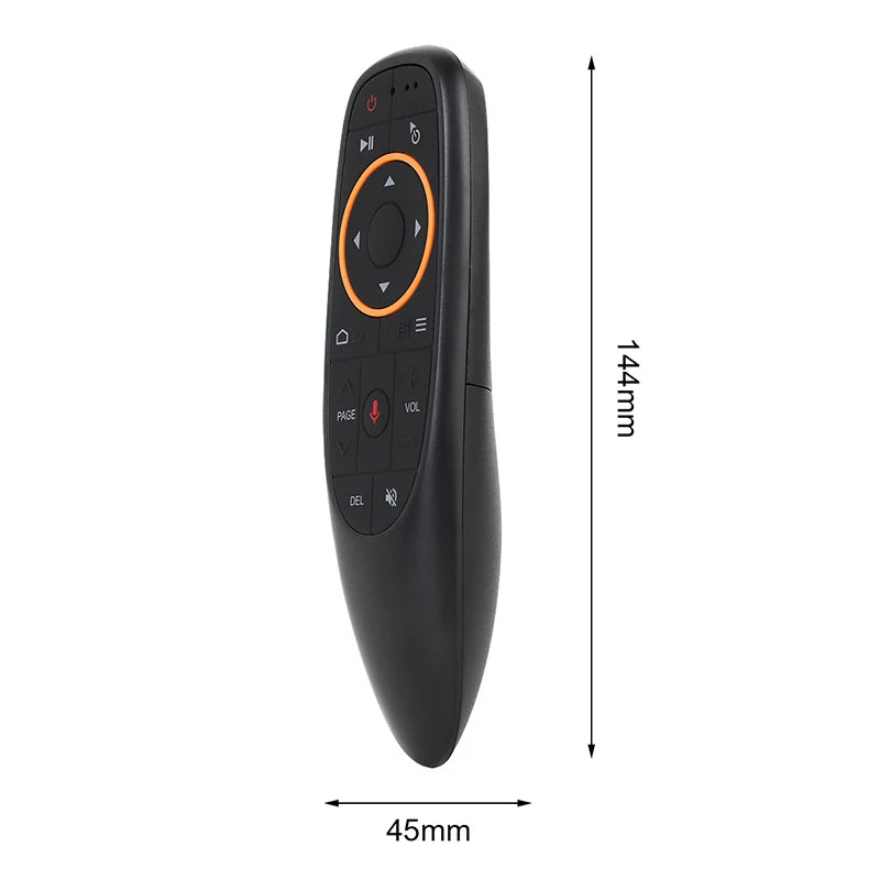 2.4G Wireless Fly Air Mouse G10S Voice Remote Control 2.4G Wireless Gyroscope IR Learning for Android TV Box H96 X88 PRO X96 MAX